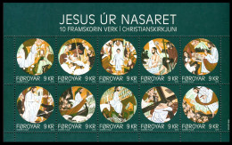 Feroe 2016 Correo 859/68 MH **/MNH Vida De Jesús / Serie En Mh (10 Sellos)  - Färöer Inseln