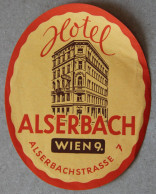 Etiquette Hôtel Alserbach Wien (Vienne, Autriche) - Österreich