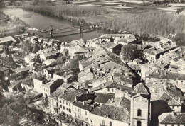 82 - AUVILLAR _S28025_ La Tour De L'Horloge Et Le Pont Suspendu Sur La Garonne - SOFER - CPSM 15x10 Cm - Auvillar