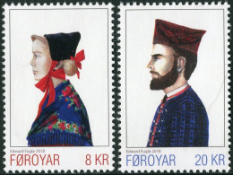 Feroe 2018 Correo 929/30 **/MNH Trajes Tradicionales  III (2 Sellos)  - Färöer Inseln