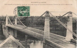 . 72 . BEAUMONT-sur-SARTHE . Pont Suspendu ................................... - Beaumont Sur Sarthe