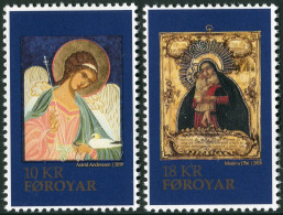 Feroe 2018 Correo 927/28 **/MNH Navidad 2018. Iconos (2 Sellos)  - Faroe Islands