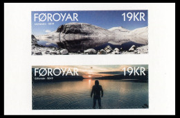 Feroe 2019 Correo 944/45 **/MNH Lagos De La Isla (adh De Crn) (2 Sellos)  - Isole Faroer