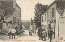 Landreville - Rue De La Gare "animés" - Autres & Non Classés