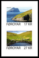 Feroe 2021 Correo 998/99 **/MNH Kirkja Y Hattarvík (2 Sellos) Adh  - Isole Faroer