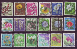 Asie - Japon - Flore - 18 Timbres Différents - 6999 - Other & Unclassified