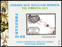 Feroe 2022 Correo 1033 HB **/MNH Expedición De William Morries 1871 - HB  - Isole Faroer
