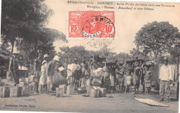 Afrique Occidentale - DAHOMEY - Achat D'huile De Palme Dans Une Factorerie - Palmölkauf - Voyagé 1912 (2 Scans) - Dahomey