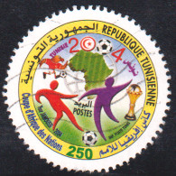 2004 -Tunisie/ Y&T -1506 -Coupe D'Afrique Des Nations De Football / Obli - Usados