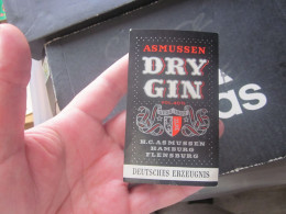 Asmussen Dry Gin H C Asmussen Hamburg Flensburg - Other & Unclassified