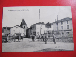 CPA - CHABANAIS - PLACE DU 14 JUILLET - RESTAURANT DE LA BARRIERE - Other & Unclassified