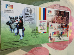 Hong Kong Stamp FDC 2002 Korea Exhibition With Korea Stamp - Neufs