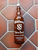 Bouteille De Biere-  100 Cl  - Platzen  Biere Bock - 75013  Paris   - ,110 Boulevard Auguste Blanqui - Cerveza