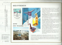 FRANCE - FDC -  Midi - Pyrénées - Feuillet N° 337 Du Catalogue CEF - 1970-1979