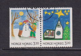 NORWAY - 1990 Christmas Booklet Pair Used As Scan - Gebruikt