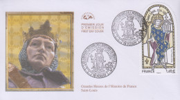 Enveloppe  FDC   1er  Jour   FRANCE    Grandes   Heures    HISTOIRE  DE  FRANCE  :  SAINT  LOUIS    POISSY   2014 - 2010-2019