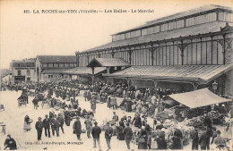 85-LA-ROCHE-SUR-YON- LES HALLES - LE MARCHE - La Roche Sur Yon