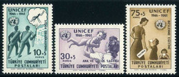 Türkiye 1961 Mi 1827-1829 MNH UNICEF - Unused Stamps