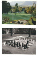 2 POSTCARDS GIANT CHESS BOARDS  NEW SOUTH WALES AUSTRALIA  PUBLISHED IN   AUSTRALA - Scacchi