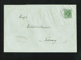 "WUERTTEMBERG" 1898, Ganzsachenumschlag K1 "LANGENARGEN" Nach Tettnang (R1100) - Entiers Postaux