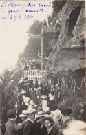86-SAINT-REMY-SUR-CREUSE- CARTE-PHOTO- LA GROTTE NOUVELLE 4/7/1910 - Other & Unclassified