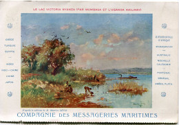 COMPAGNIE Des MESSAGERIES MARITIMES - LE LAC VICTORIA NYANZA (par MOMBASA Et L' UGANDA RAILAWAY) - CARTE ILLUSTREE - - Kenya