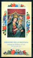 SANTINO - Madonna Di Fonti - Santino Con Preghiera - Andachtsbilder