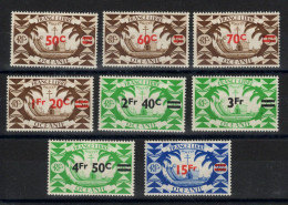 Oceanie - YV 172 à 179 Complete N** MNH Luxe , Série De Londres Surchargée , Cote 14 Euros - Unused Stamps