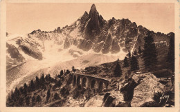 FRANCE - Chamonix Mont Blanc (Haute Savoie) - Massif De L'aiguille Du Dur (3754m) - Vue Générale- Carte Postale Ancienne - Chamonix-Mont-Blanc