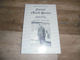 JOURNAL D' EMILE QUENON Chef De Chantier En Russie Régionalisme Guerre 14 18 Hainaut Industrie Belge Boussu Tsar Coppée - Guerre 1914-18