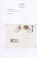 CYPRUS 1982 LOCAL REGISTERED COVER LIMASSOL BO 3 - Chipre (...-1960)