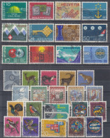 Switzerland / Helvetia / Schweiz / Suisse 1967 - 1968 ⁕ Nice Collection / Lot Of 32 Used Stamps - See All Scan - Gebraucht