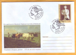 2022  Moldova Special Postmark „Vladimir Ocushko (1862-1919). 160th Birth Anniversary” Artist  Art - Moldavië