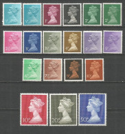 GRAN BRETAÑA YVERT NUM. 605/620 ** SERIE COMPLETA SIN FIJASELLOS - Unused Stamps