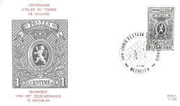 COB - FDC N° 236 - Timbre N° 1447 - 1961-1970