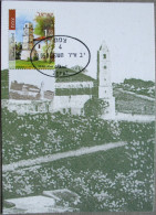 ISRAEL 2004 MAXIMUM CARD POSTCARD SAFED CLOCK TOWER FIRST DAY OF ISSUE CARTOLINA CARTE POSTALE POSTKARTE CARTOLINA - Cartes-maximum