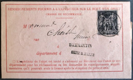 France, N°89 Sur AVIS De Dammartin 27.7.1879 - (B2669) - 1877-1920: Semi Modern Period