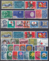 Switzerland / Helvetia / Schweiz / Suisse 1963 - 1964 ⁕ Nice Collection / Lot Of 38 Used Stamps - See All Scan - Gebraucht