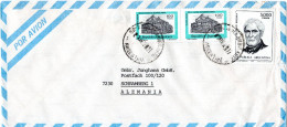 L77238 - Argentinien - 1982 - 5000P Brown MiF A LpBf 50 ... AMBULANTE -> Westdeutschland - Storia Postale