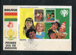 "BOLIVIEN" 1980, Block 97 FDC (R1113) - Bolivia