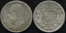 Bulgaria. 50 Stotinki. 1913 (Silver. Coin KM#30. Unc) - Bulgarien