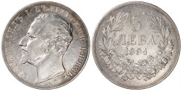 Bulgaria 5 Leva. 1894 (Silver. Coin KM#18. XF) - Bulgarije