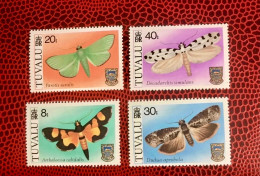 TUVALU 1980 Complete 4v Neuf MNH ** YT 135 / 138 Mariposa Butterfly Borboleta Schmetterlinge Farfalla - Schmetterlinge