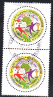 2004 -Tunisie/ Y&T -1506 -Coupe D'Afrique Des Nations De Football- En Paire 2 V / Obli - Used Stamps