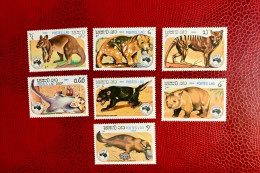 LAOS 1984 7v Neuf MNH ** Mi 780 / 786 Mamíferos Mammals Säugetiere Mammiferi Mammifère - Horses