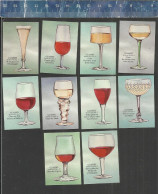 THRESHER : WINE GLASSES ( WIJN VIN CHAMPAGNE ) CMC Matchbox Labels Finland - Zündholzschachteletiketten