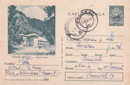 A24423 - POIANA BRASOV  HOTEL TURISTIC  Postal Stationery ROMANIA 1965 - Enteros Postales