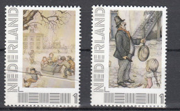 Nederland Persoonlijke Zegels: Wereld Van Anton Pieck: Schaatsen + Oude Ambachten - Unused Stamps