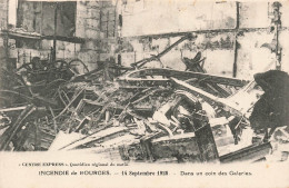 FRANCE - Incendie De Bourges - 14 Septembre 1928 - Dans Un Coin Des Galeries - Carte Postale Ancienne - Bourges