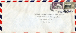 L77245 - Trinidad & Tobago - 1948 - 24c KGVI MiF A LpBf PORT OF SPAIN -> New York, NY (USA) - Trinidad En Tobago (...-1961)